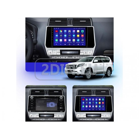 TOYOTA Land Cruiser Prado 150 - 10.1" МУЛТИМЕДИЯ / Навигация android 16